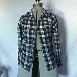 Black and white flannel.